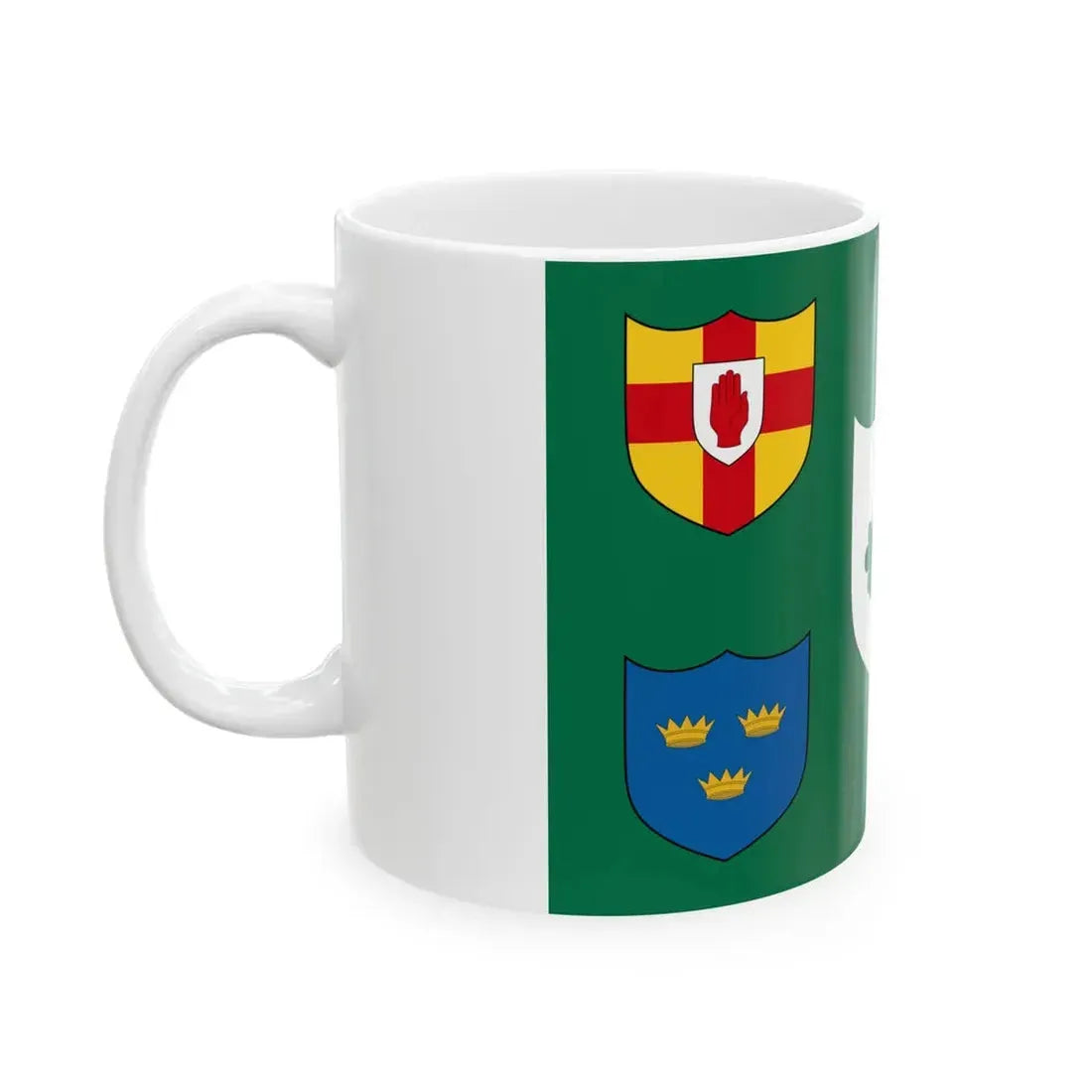 IRFU flag (Ireland) White Coffee Mug - Go Mug Yourself
