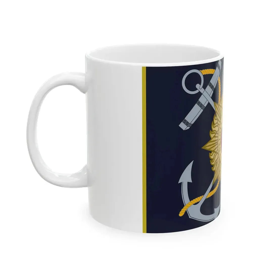Irish Naval Service Colour (Ireland) White Coffee Mug - Go Mug Yourself