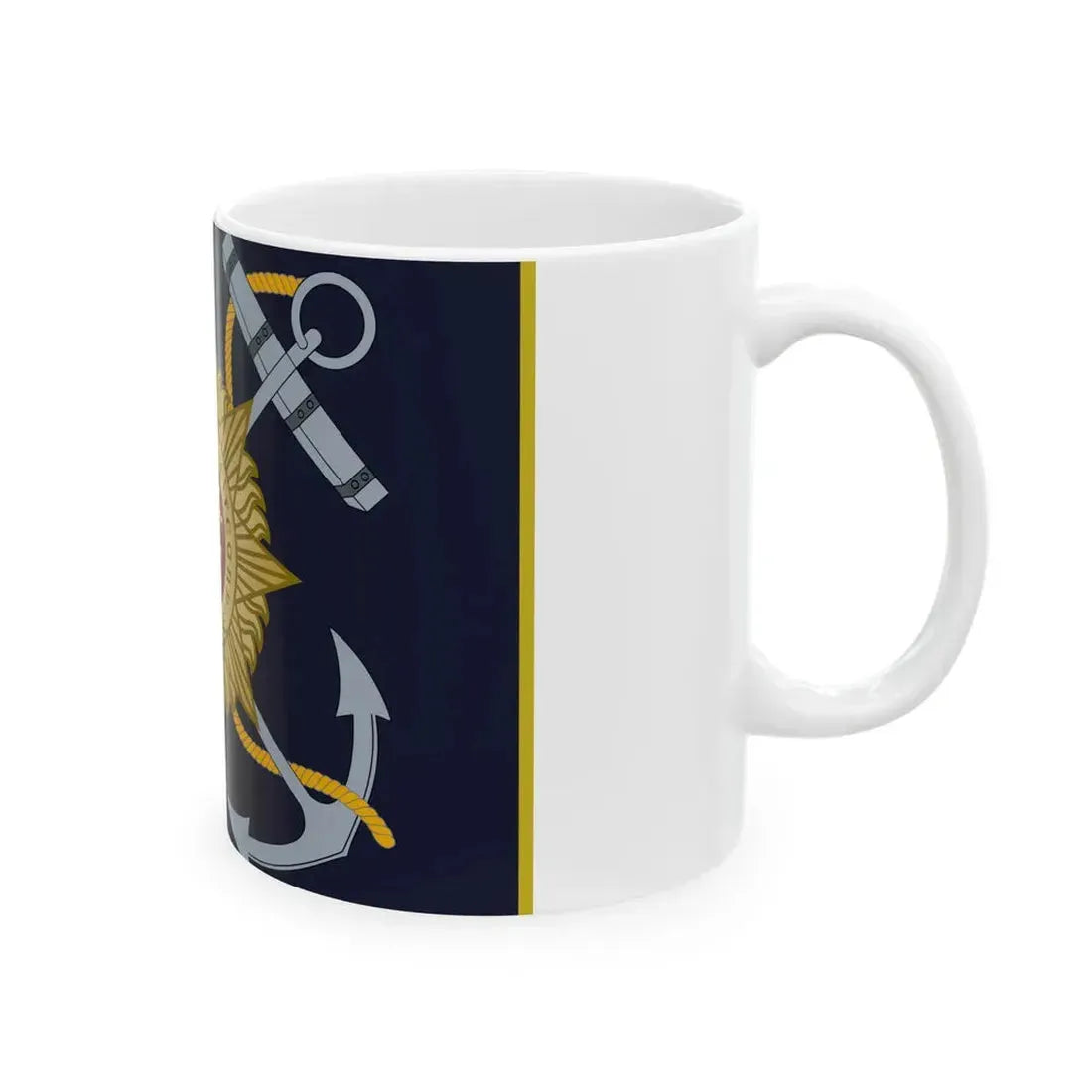 Irish Naval Service Colour (Ireland) White Coffee Mug - Go Mug Yourself