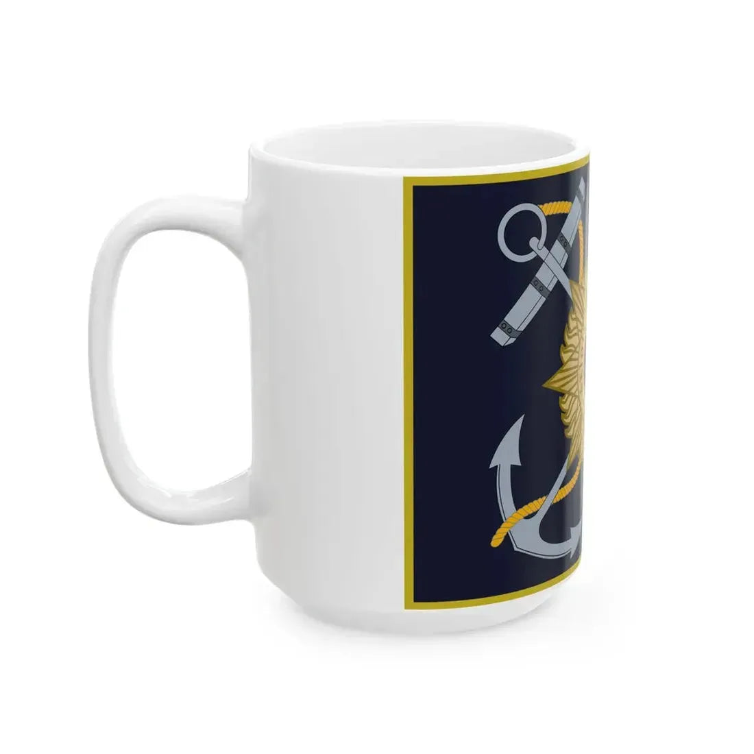 Irish Naval Service Colour (Ireland) White Coffee Mug - Go Mug Yourself