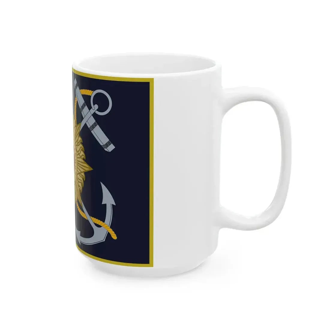 Irish Naval Service Colour (Ireland) White Coffee Mug - Go Mug Yourself