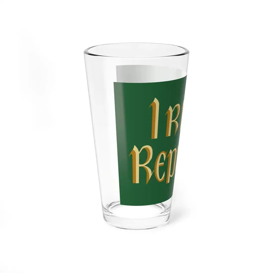 Irish Republic Flag (Ireland) Pint Glass 16oz - Go Mug Yourself