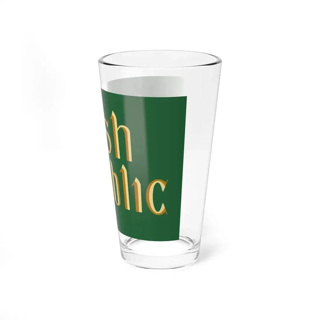 Irish Republic Flag (Ireland) Pint Glass 16oz - Go Mug Yourself