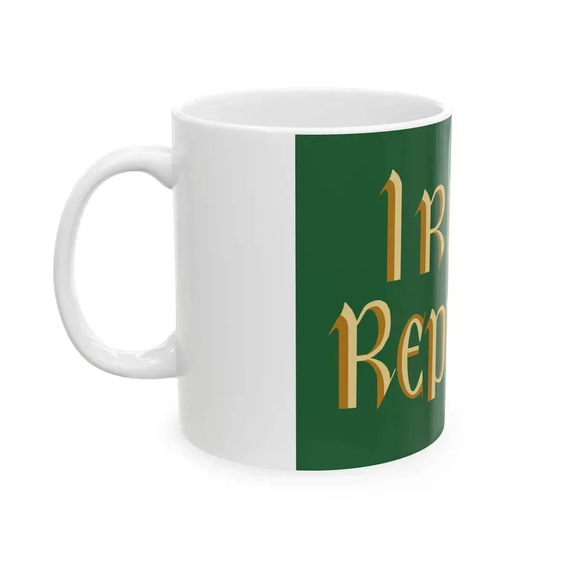 Irish Republic Flag (Ireland) White Coffee Mug - Go Mug Yourself