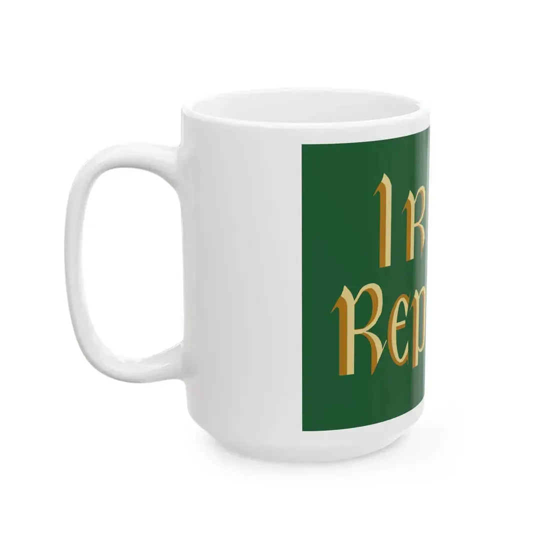Irish Republic Flag (Ireland) White Coffee Mug - Go Mug Yourself