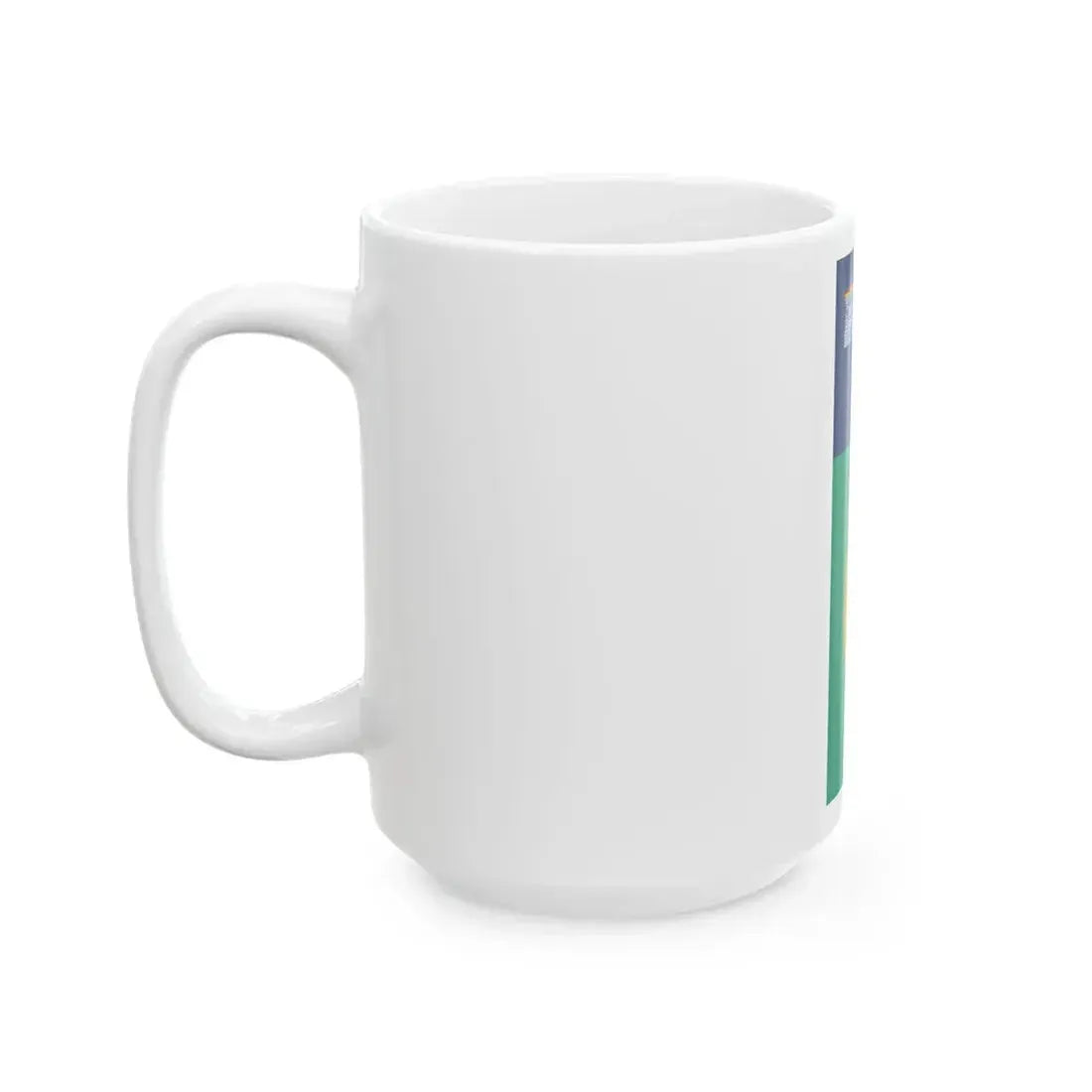IRL Dublin flag vertical (Ireland) White Coffee Mug - Go Mug Yourself