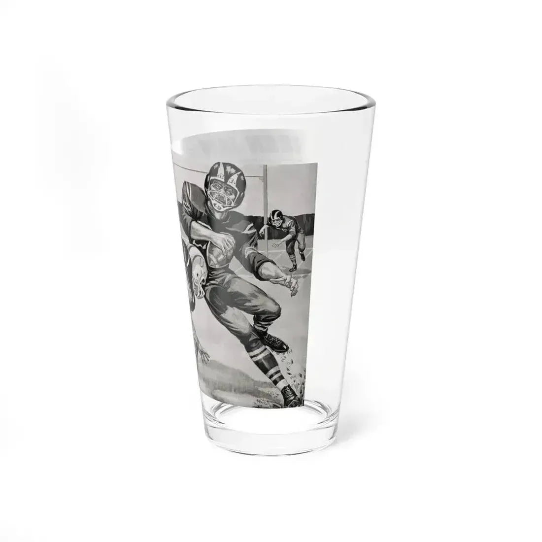 Iron Jaw, Adventure magazine, December 1963 - Pint Glass 16oz - Go Mug Yourself