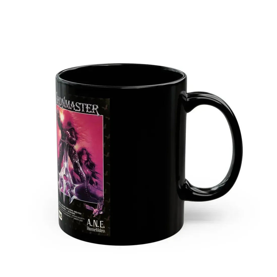 IRONMASTER (VHS COVER) - Black Coffee Mug - Go Mug Yourself