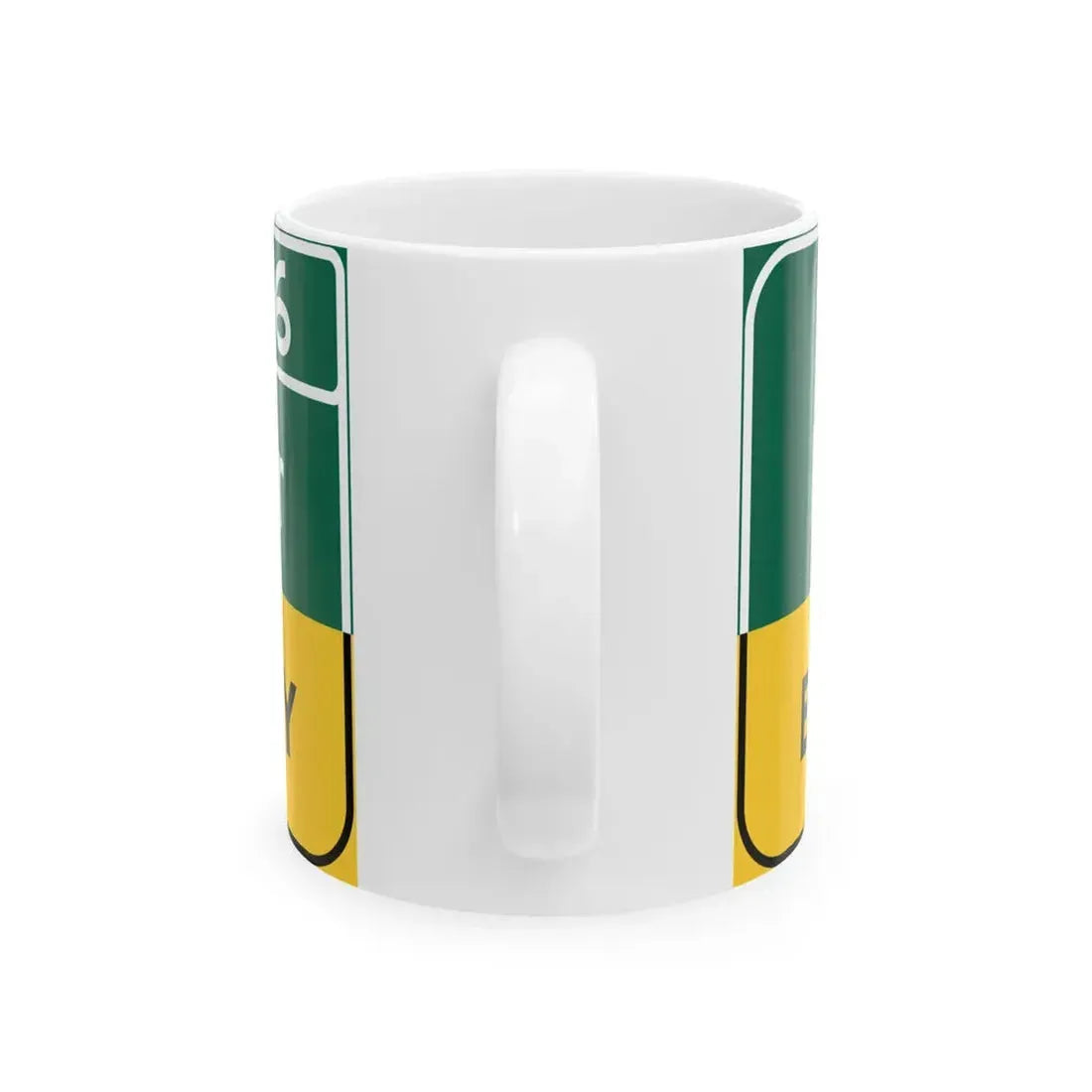 Irvine Center Drive (California) (Road Sign) White Coffee Mug - Go Mug Yourself