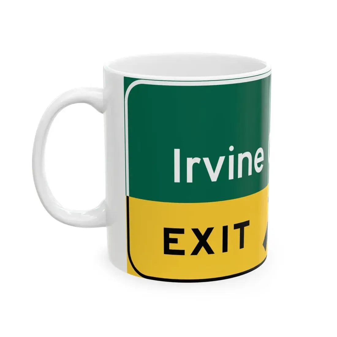 Irvine Center Drive (California) (Road Sign) White Coffee Mug - Go Mug Yourself