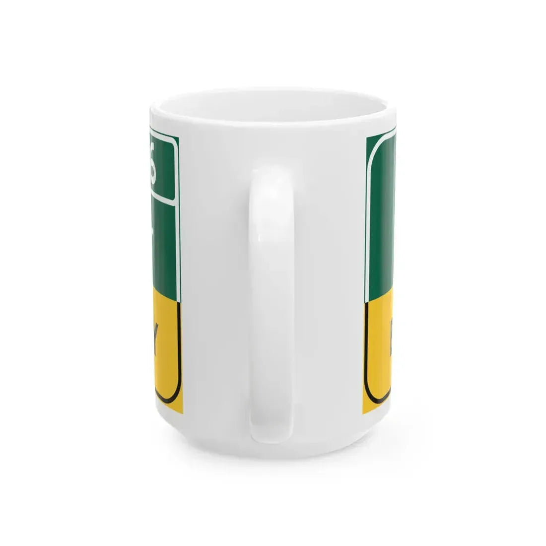 Irvine Center Drive (California) (Road Sign) White Coffee Mug - Go Mug Yourself