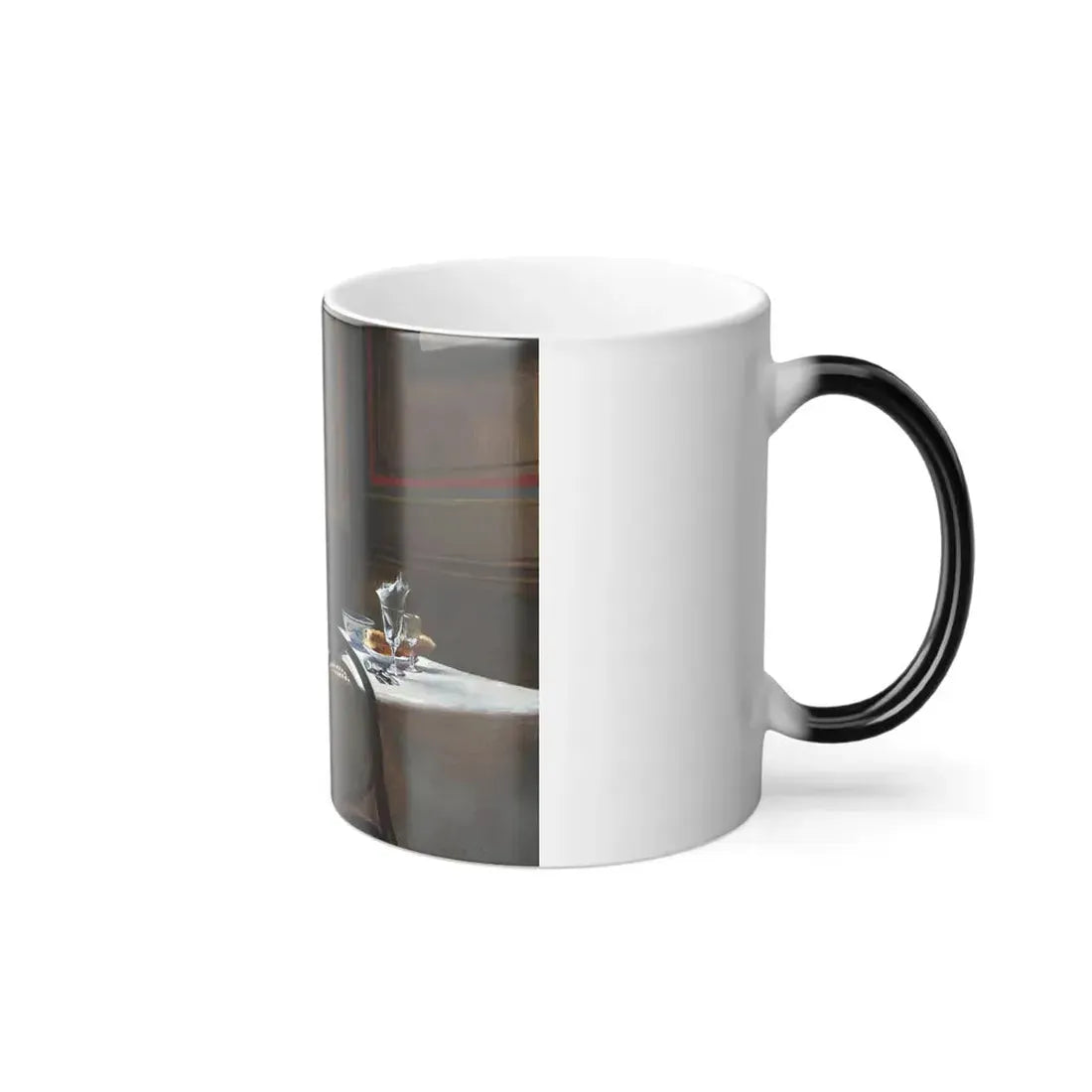 Irving Ramsey Wiles (1861-1948) The Corner Table - Oil on Canvas 1886 - Color Changing Mug 11oz - Go Mug Yourself