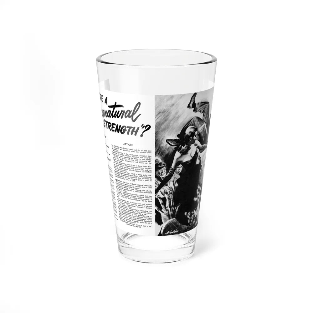 Is There A Supernatural Strength, Man To Man, April 1952 - Pint Glass 16oz 16oz - Go Mug Yourself