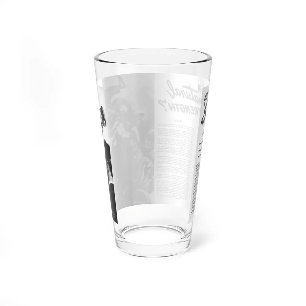 Is There A Supernatural Strength, Man To Man, April 1952 - Pint Glass 16oz - Go Mug Yourself