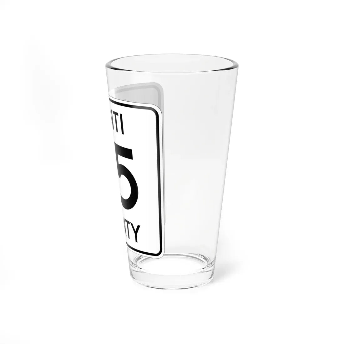 Isanti County 55 MN (Minnesota) (Road Sign) Pint Glass 16oz - Go Mug Yourself