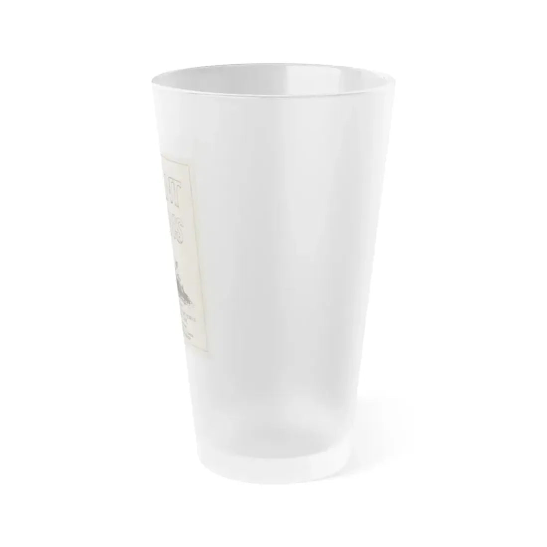 ISLAND CLAWS 1980 Movie Poster - Frosted Pint Glass 16oz - Go Mug Yourself