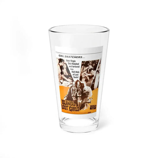 ISLAND OF LOST GIRLS 1969 Movie Poster - Pint Glass 16oz 16oz - Go Mug Yourself