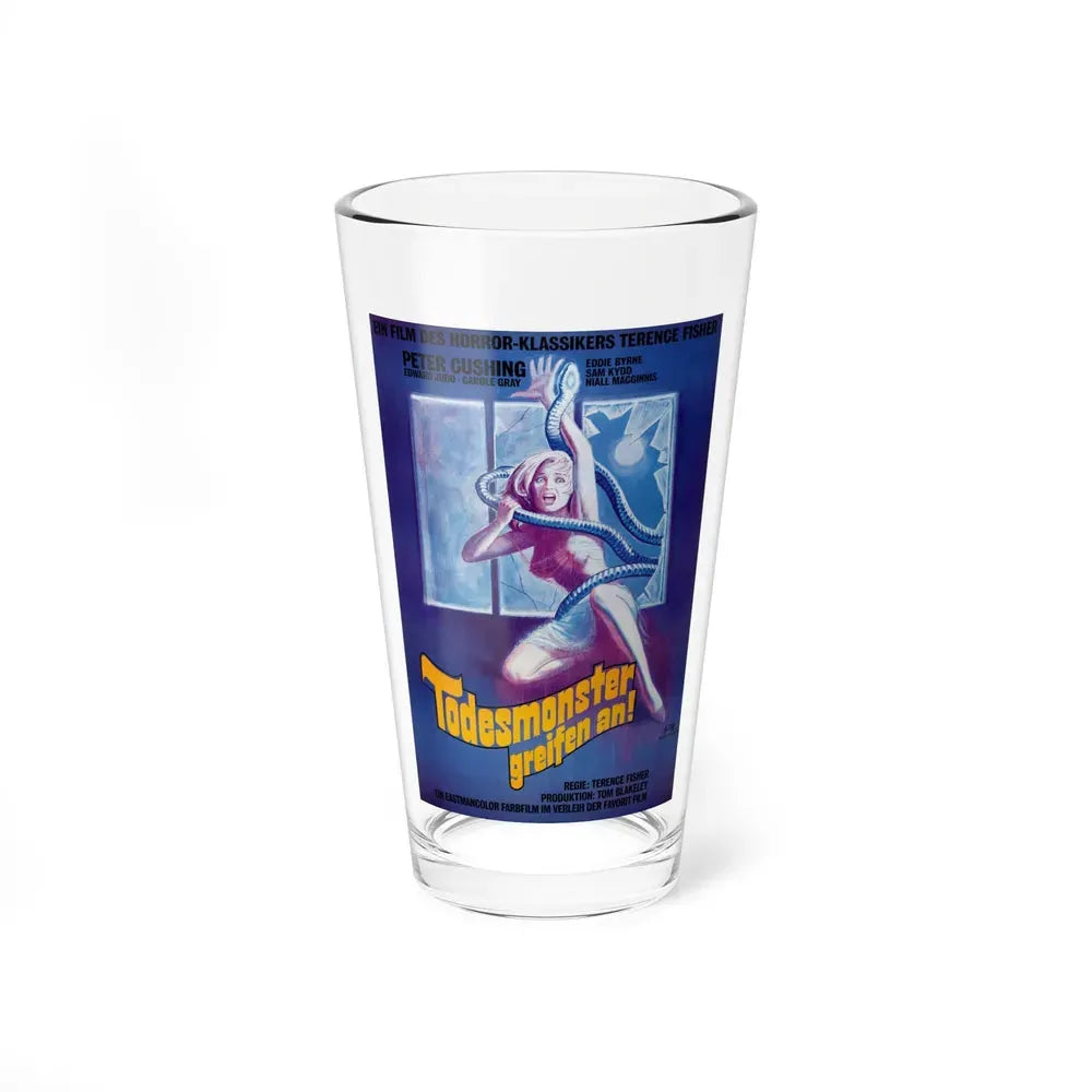 ISLAND OF TERROR (GERMAN) 1966 Movie Poster - Pint Glass 16oz 16oz - Go Mug Yourself