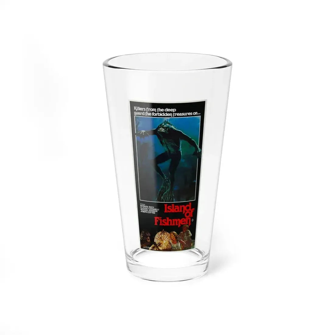 ISLAND OF THE FISHMEN (AUSTRALIAN) 1979 Movie Poster - Pint Glass 16oz 16oz - Go Mug Yourself
