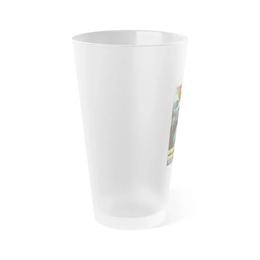 ISLAND OF THE FISHMEN (BELGIAN) 1979 Movie Poster - Frosted Pint Glass 16oz - Go Mug Yourself