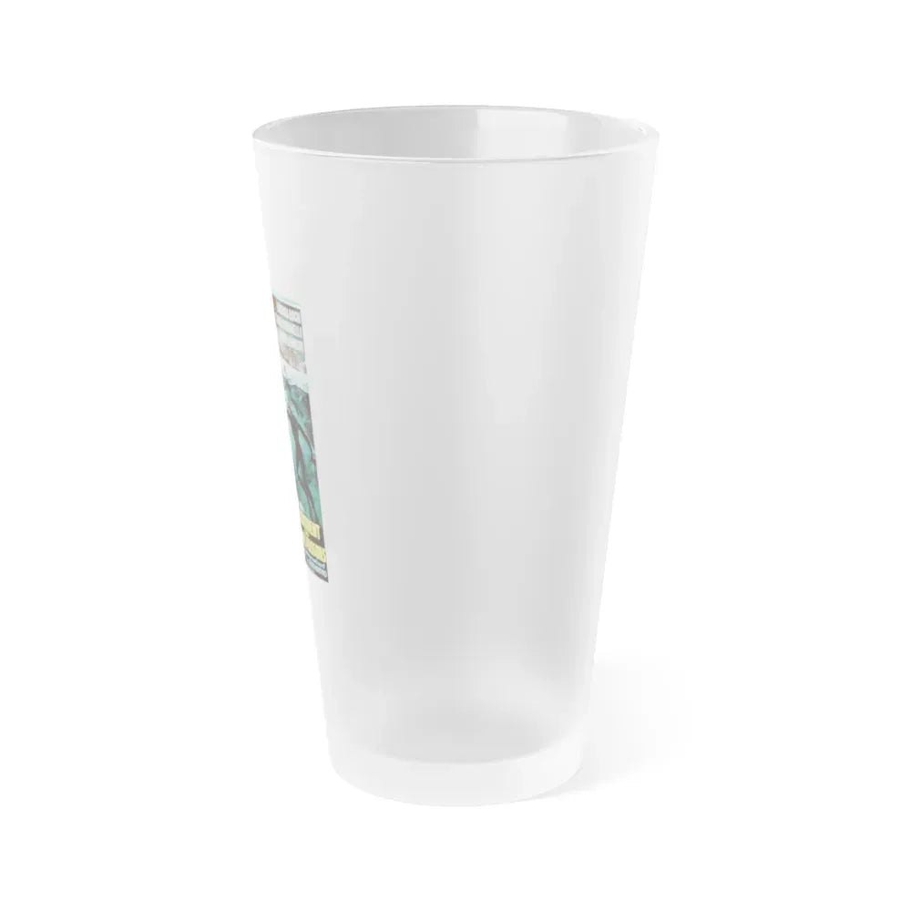 ISLAND OF THE FISHMEN (BELGIAN) 1979 Movie Poster - Frosted Pint Glass 16oz - Go Mug Yourself