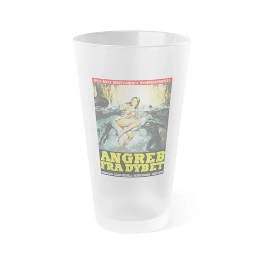 ISLAND OF THE FISHMEN (DANISH) 1979 Movie Poster - Frosted Pint Glass 16oz 16oz Frosted - Go Mug Yourself