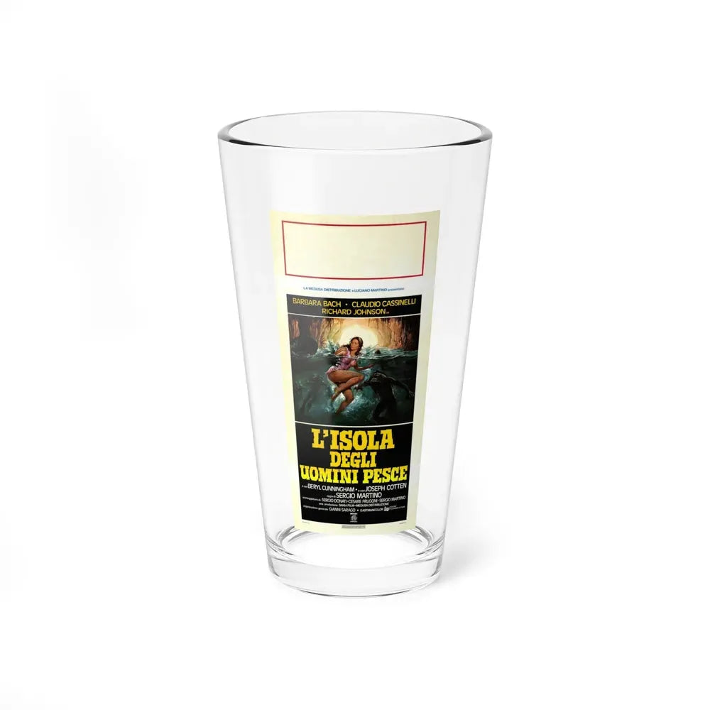 ISLAND OF THE FISHMEN (ITALIAN) 2 1979 Movie Poster - Pint Glass 16oz 16oz - Go Mug Yourself
