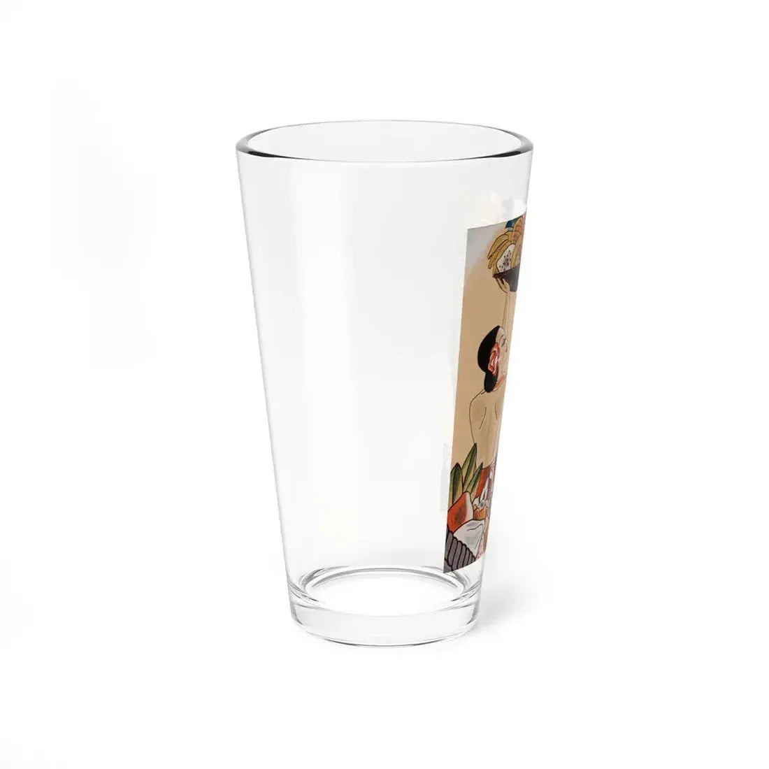Islanders Carrying Fruit - Pint Glass 16oz - Go Mug Yourself
