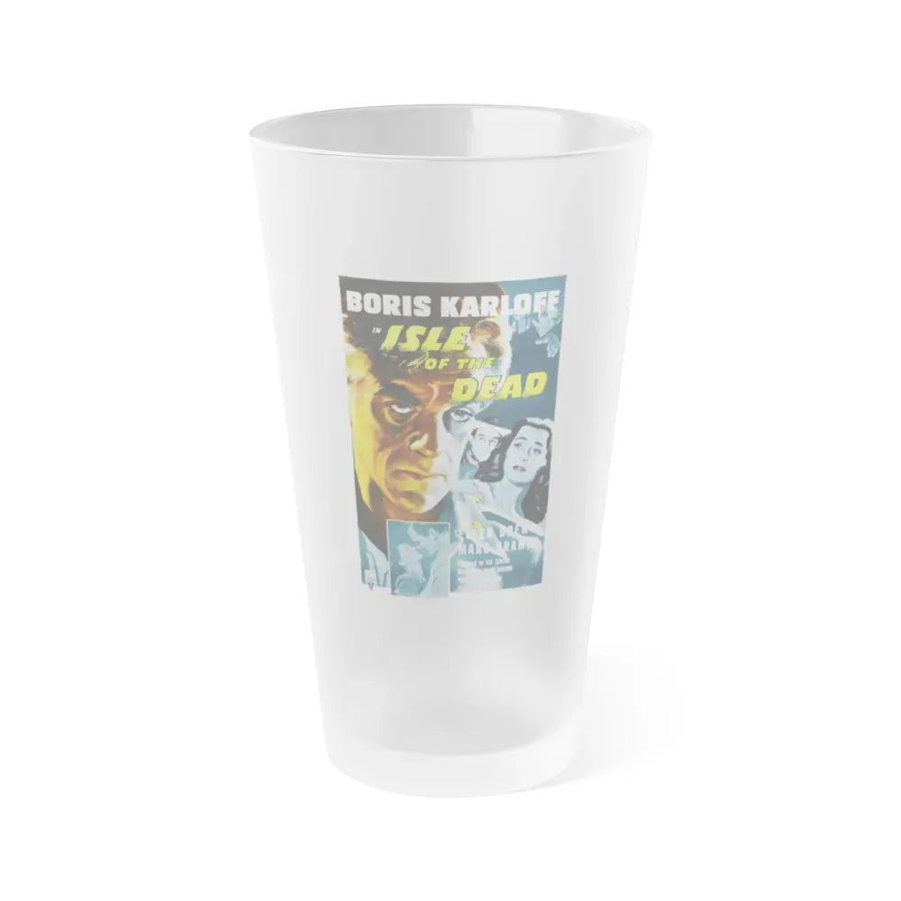 ISLE OF THE DEAD (2) 1945 Movie Poster - Frosted Pint Glass 16oz 16oz Frosted - Go Mug Yourself