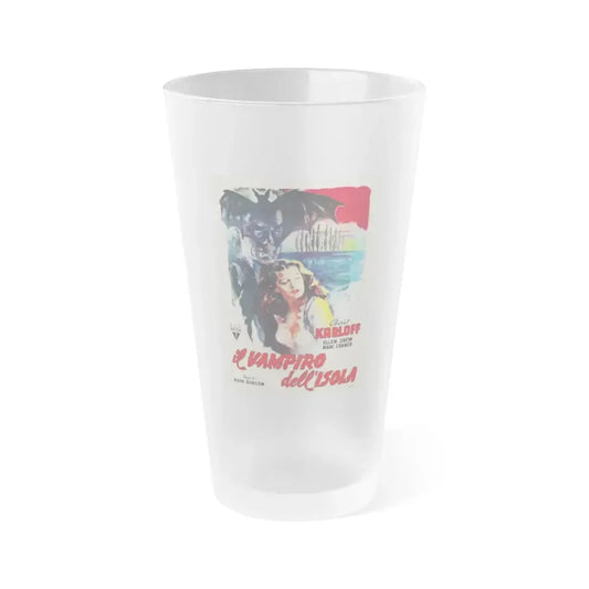 ISLE OF THE DEAD (ITALIAN) 1945 Movie Poster - Frosted Pint Glass 16oz 16oz Frosted - Go Mug Yourself