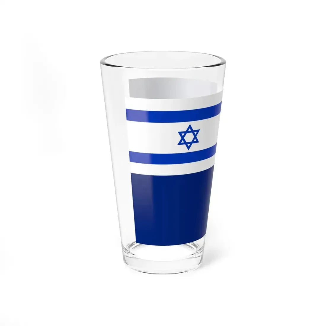 Israel customs authority flag (Israel) Pint Glass 16oz - Go Mug Yourself