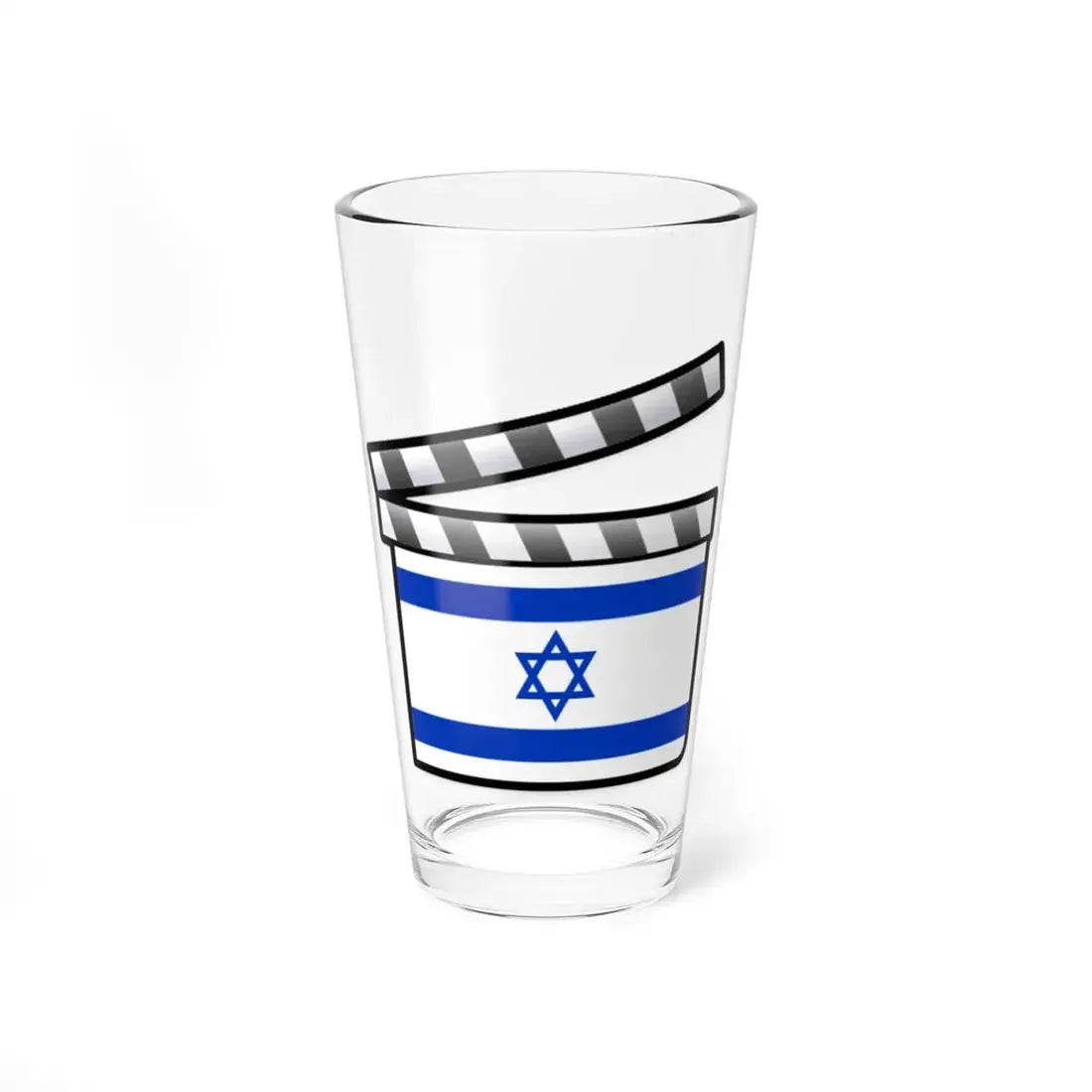 Israel film clapperboard (Israel) Pint Glass 16oz 16oz - Go Mug Yourself