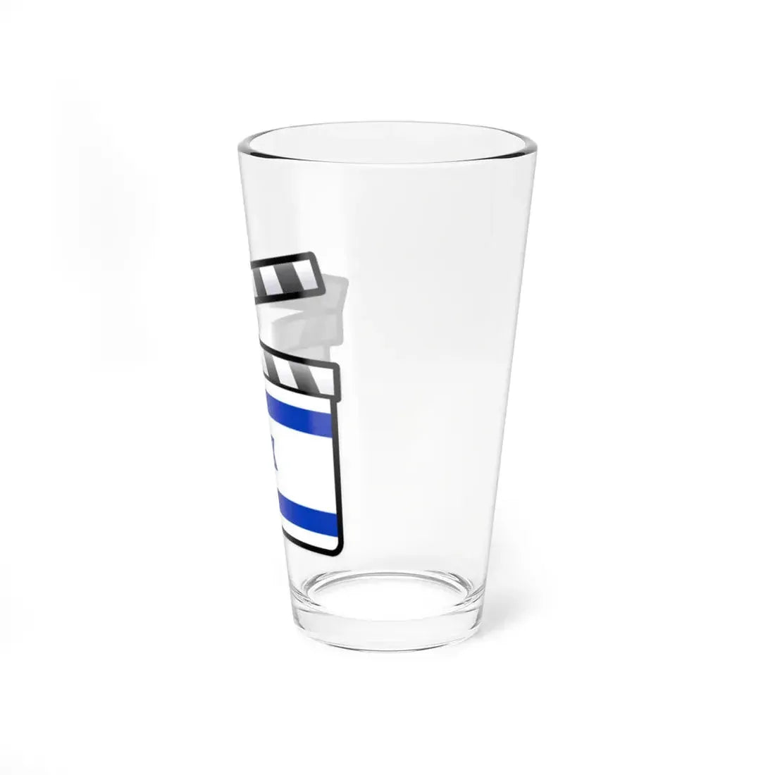 Israel film clapperboard (Israel) Pint Glass 16oz - Go Mug Yourself