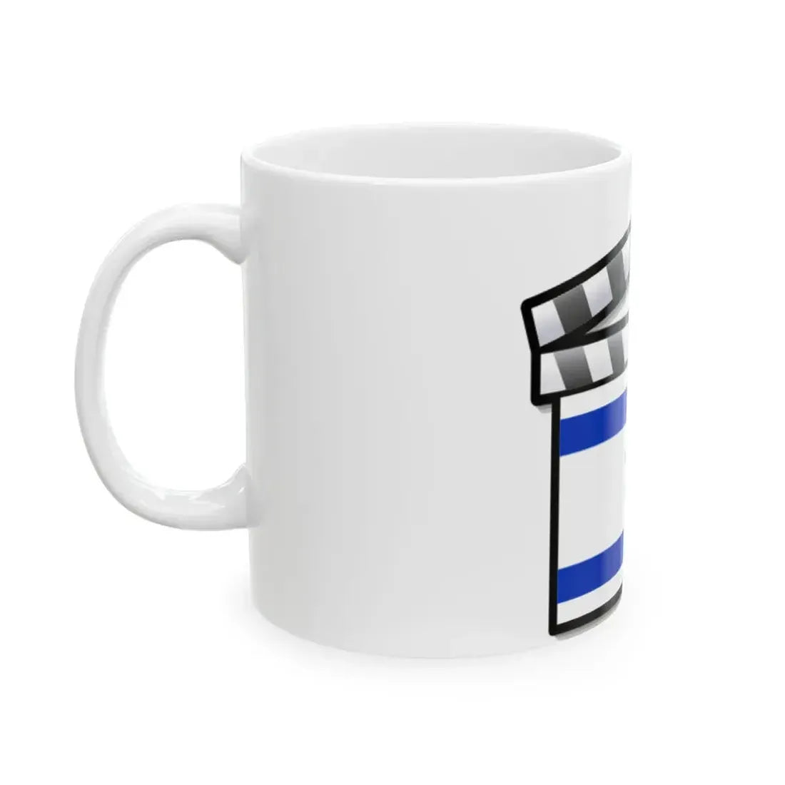 Israel film clapperboard (Israel) White Coffee Mug - Go Mug Yourself