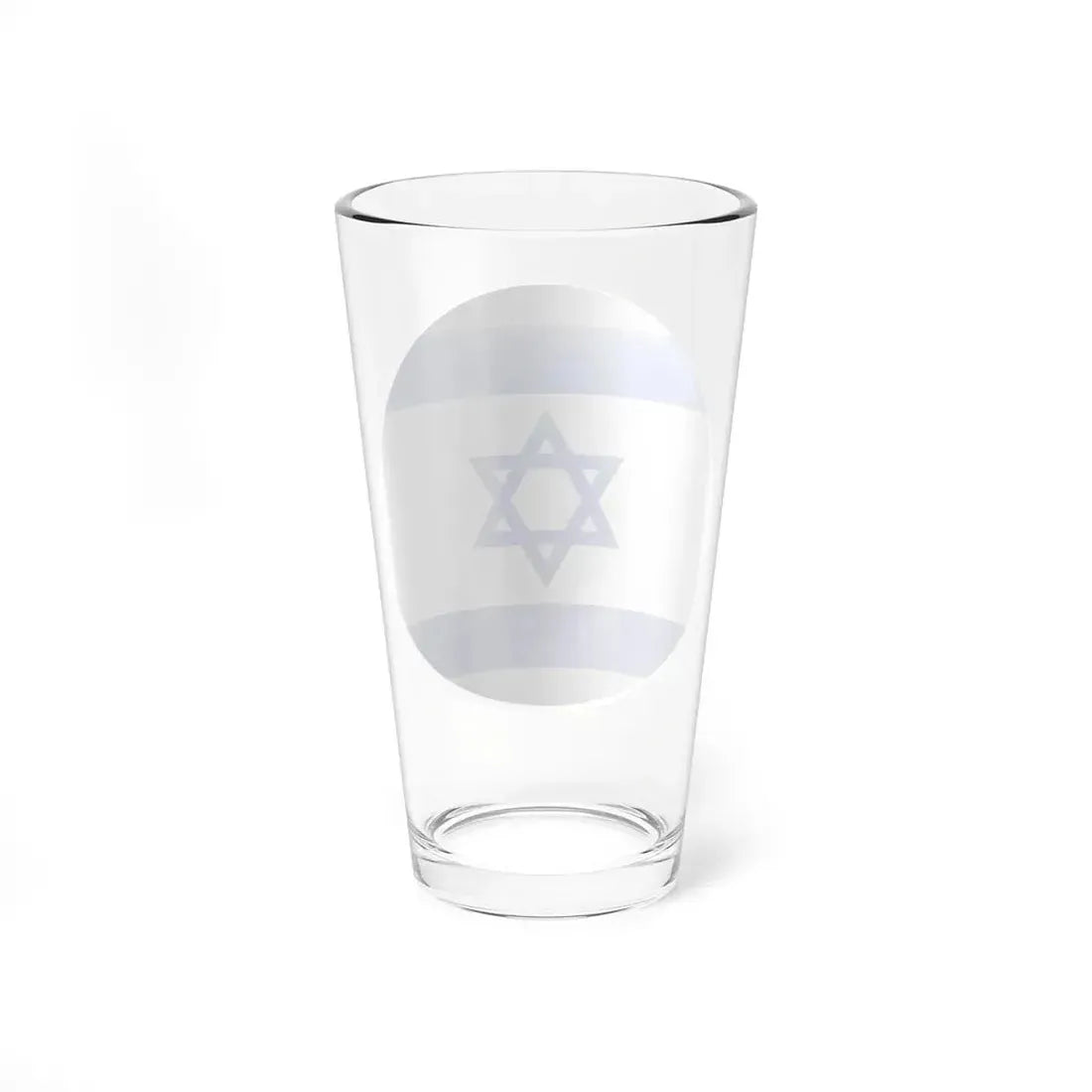 Israel flag icon (Israel) Pint Glass 16oz - Go Mug Yourself