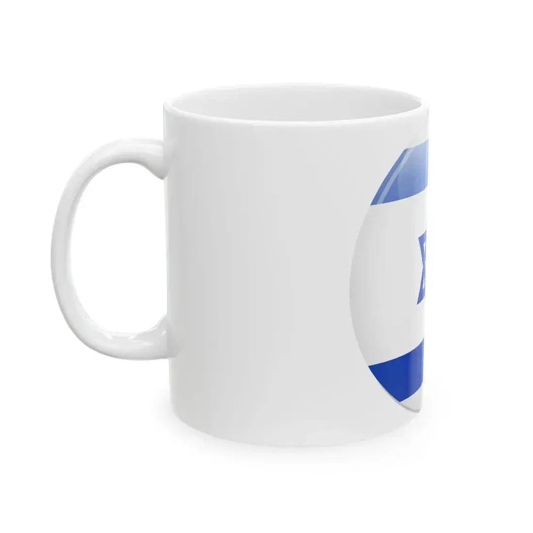 Israel flag icon (Israel) White Coffee Mug - Go Mug Yourself