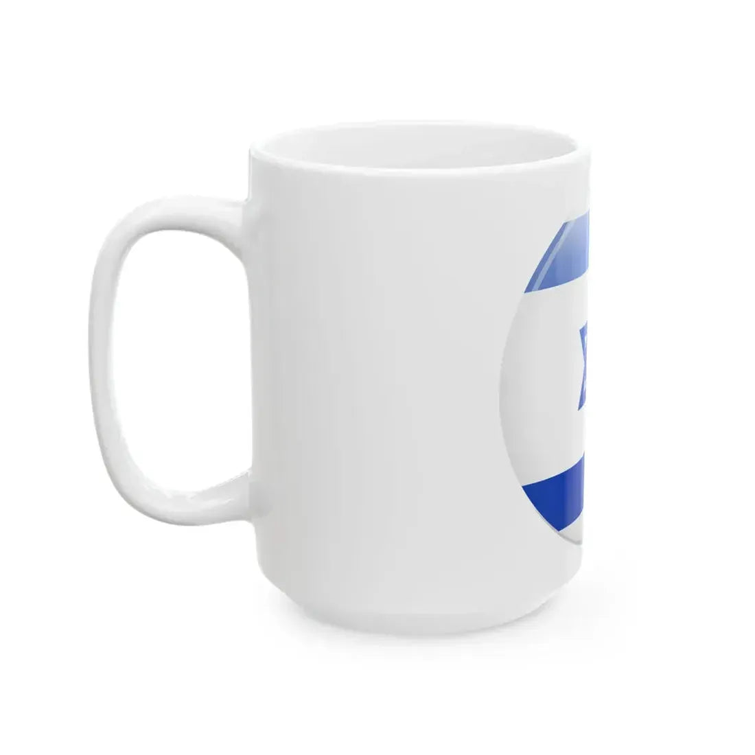 Israel flag icon (Israel) White Coffee Mug - Go Mug Yourself
