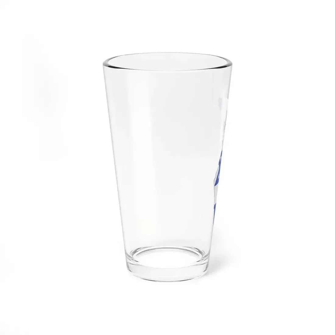 Israel Flag-map including Area C (Israel) Pint Glass 16oz - Go Mug Yourself
