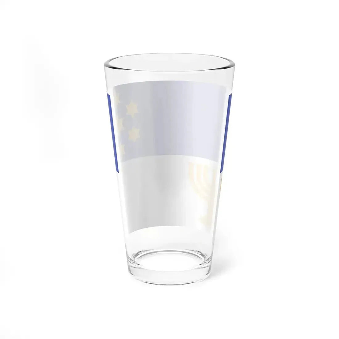 Israel Flag Proposal No.57 by Joachim Shniblag (Israel) Pint Glass 16oz - Go Mug Yourself