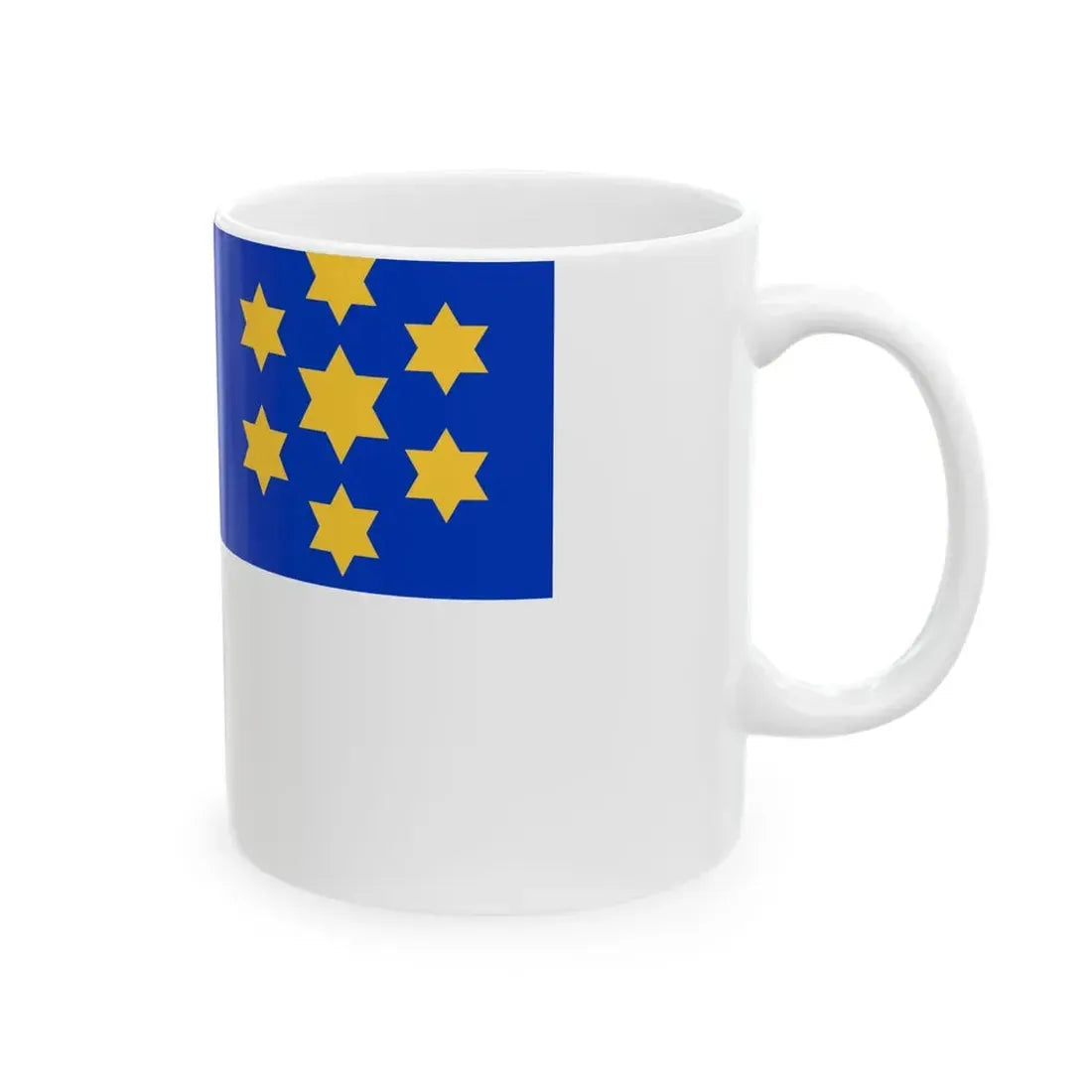 Israel Flag Proposal No.57 by Joachim Shniblag (Israel) White Coffee Mug - Go Mug Yourself