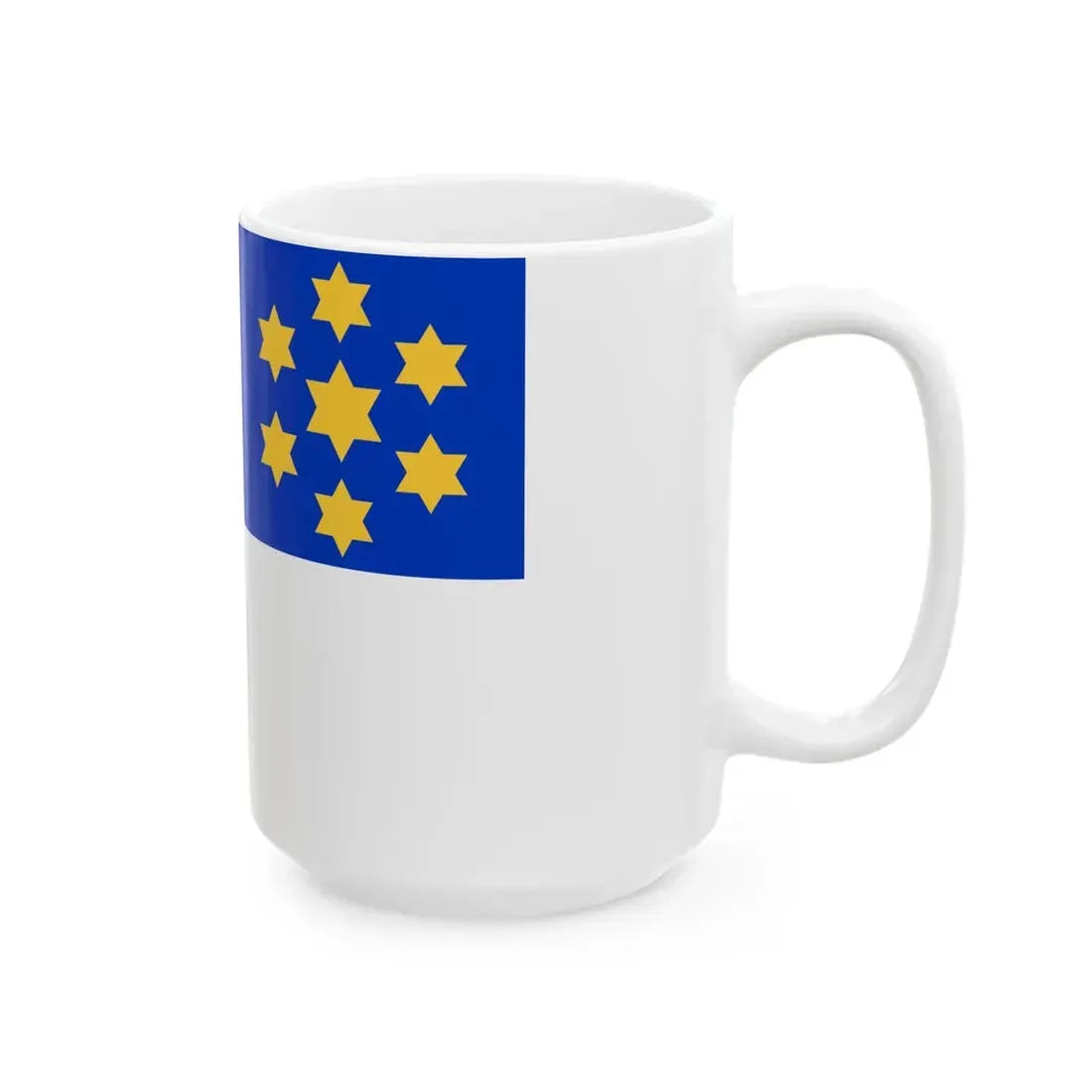 Israel Flag Proposal No.57 by Joachim Shniblag (Israel) White Coffee Mug - Go Mug Yourself
