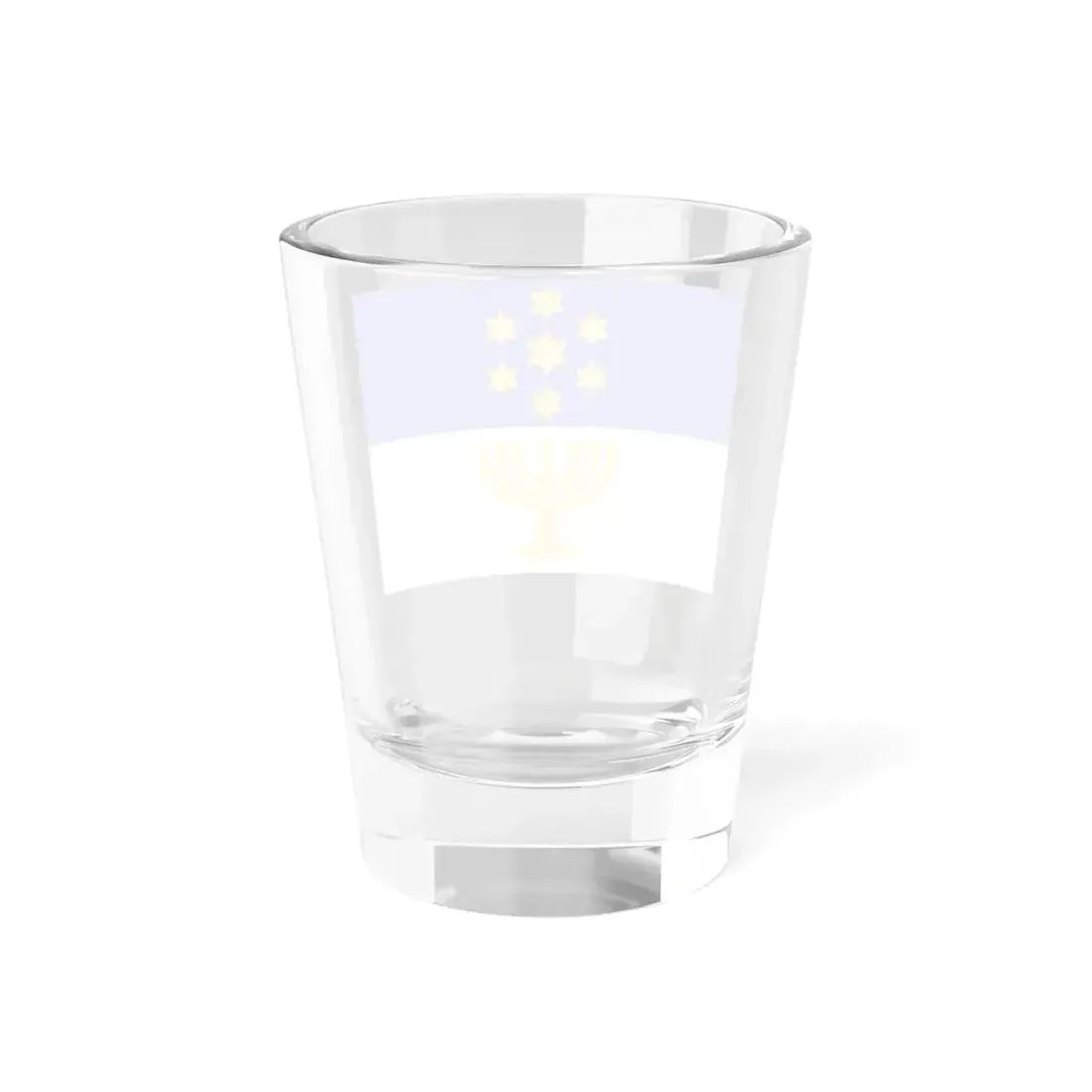 Israel Flag Proposal No.58 by Benyamin Bergi (Israel) Shot Glass 1.5oz - Go Mug Yourself