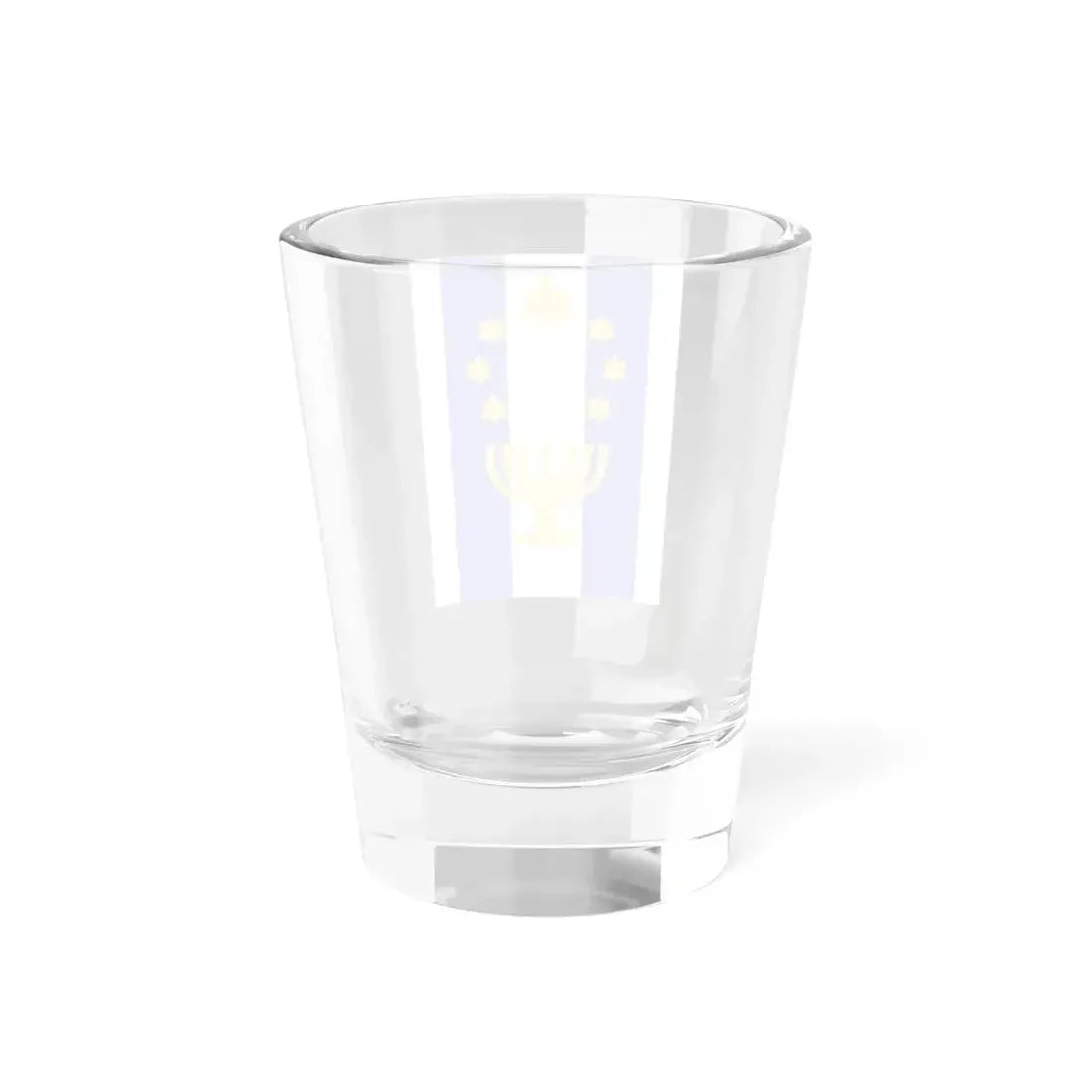 Israel Flag Proposal No.61 by Nissim Shtrick (Israel) Shot Glass 1.5oz - Go Mug Yourself