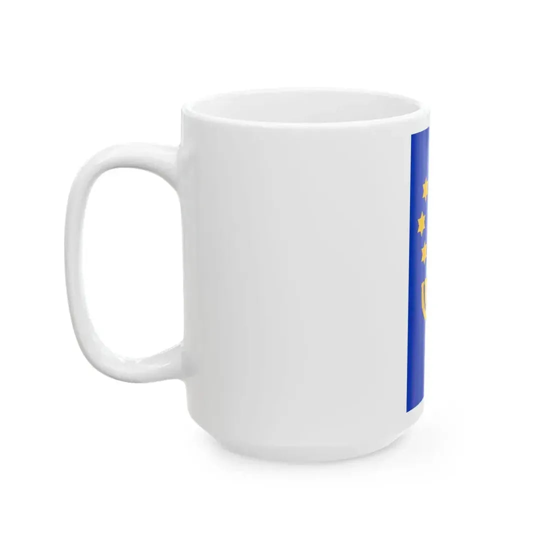 Israel Flag Proposal No.61 by Nissim Shtrick (Israel) White Coffee Mug - Go Mug Yourself