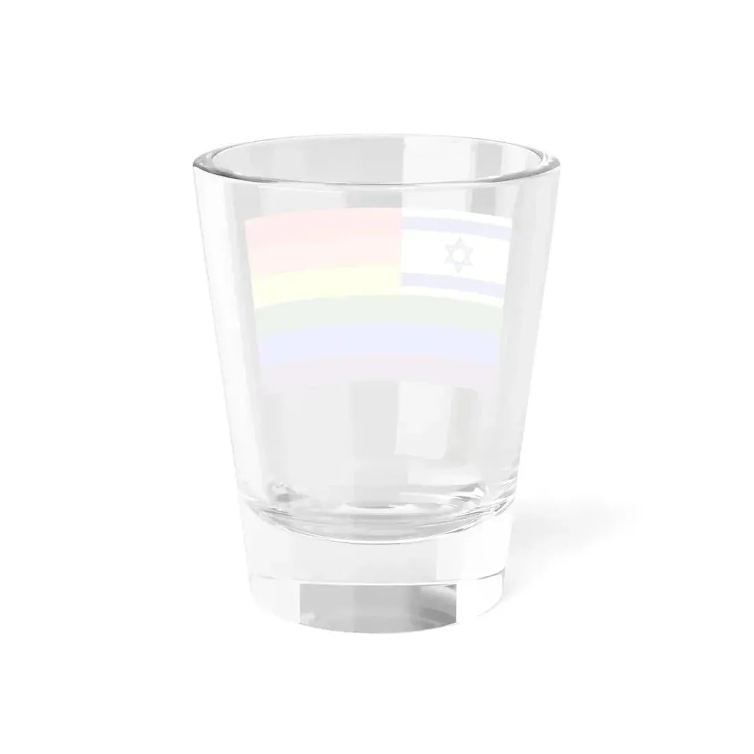 Israel-rainbow-flag (Israel) Shot Glass 1.5oz - Go Mug Yourself