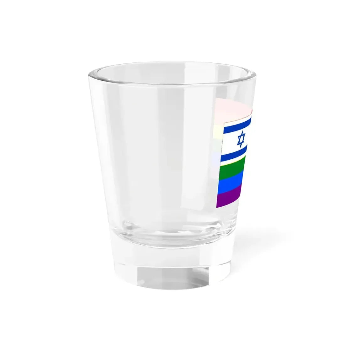 Israel-rainbow-flag (Israel) Shot Glass 1.5oz - Go Mug Yourself