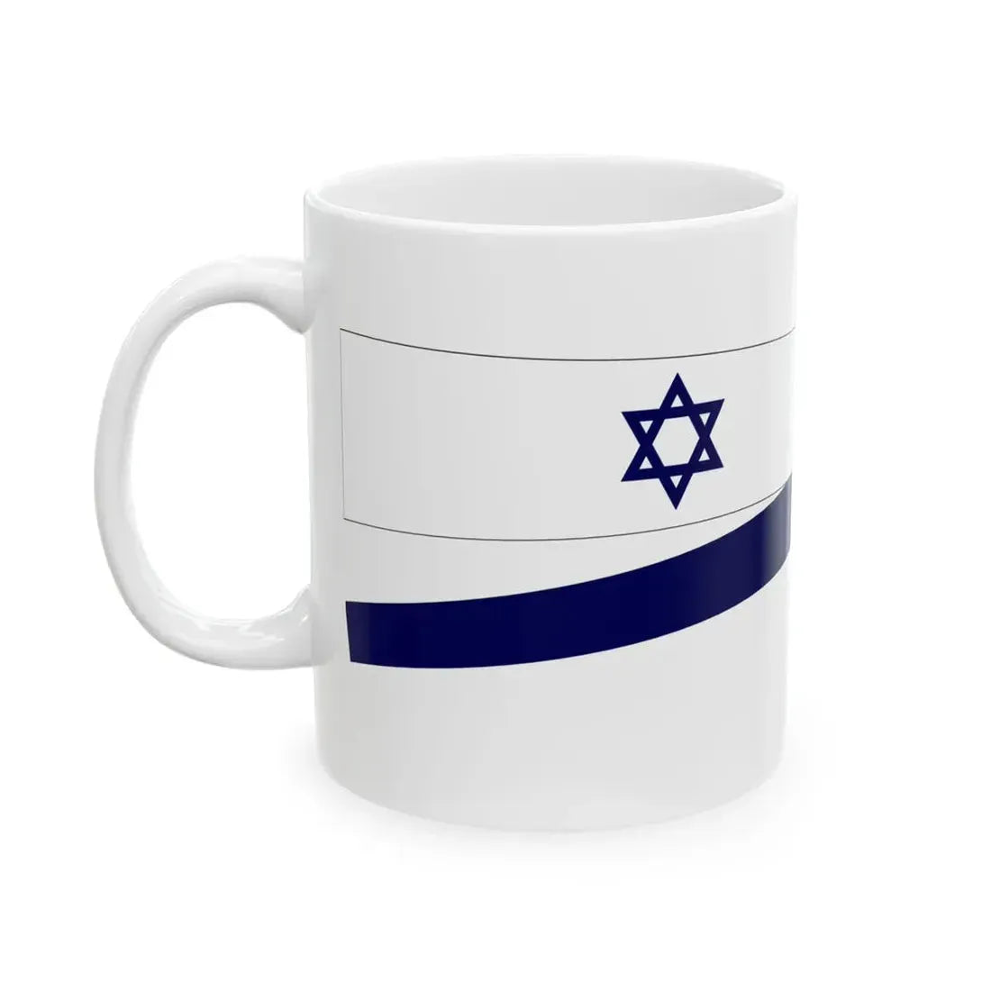 Israeli Navy penant (Israel) White Coffee Mug - Go Mug Yourself