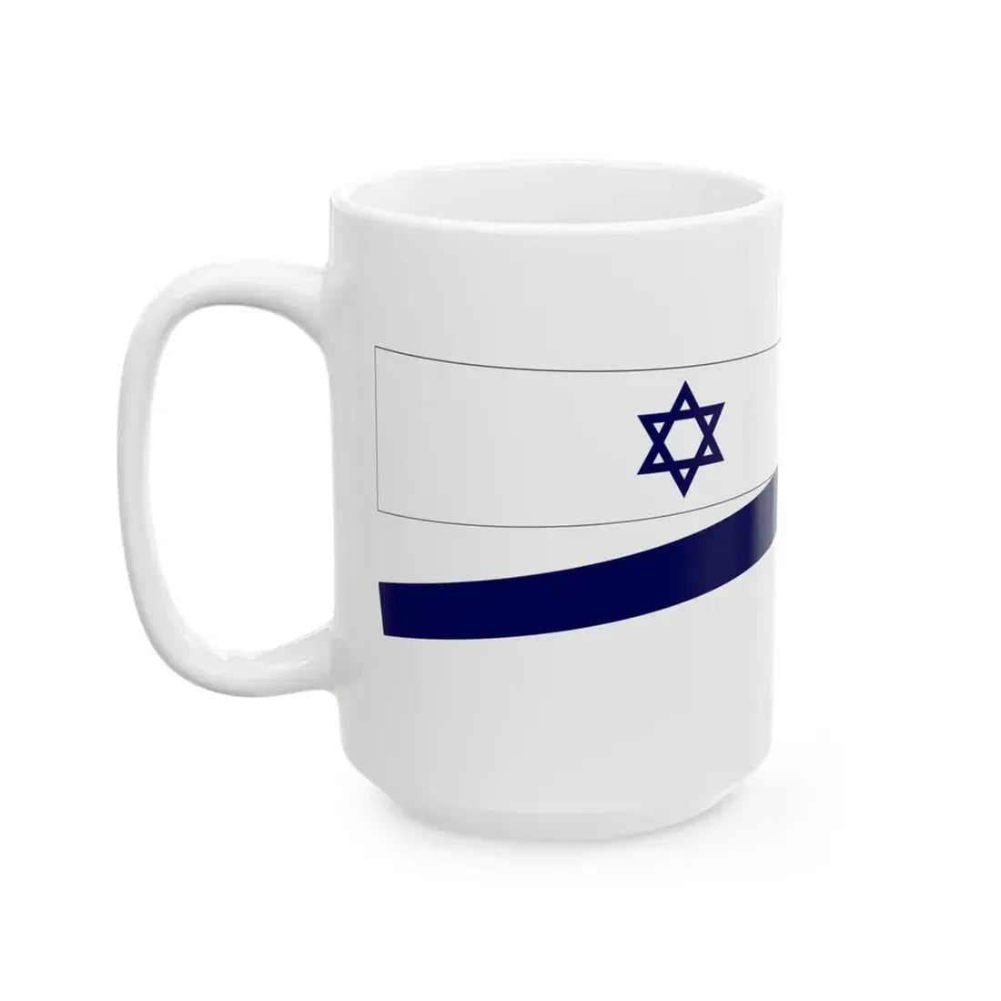 Israeli Navy penant (Israel) White Coffee Mug - Go Mug Yourself