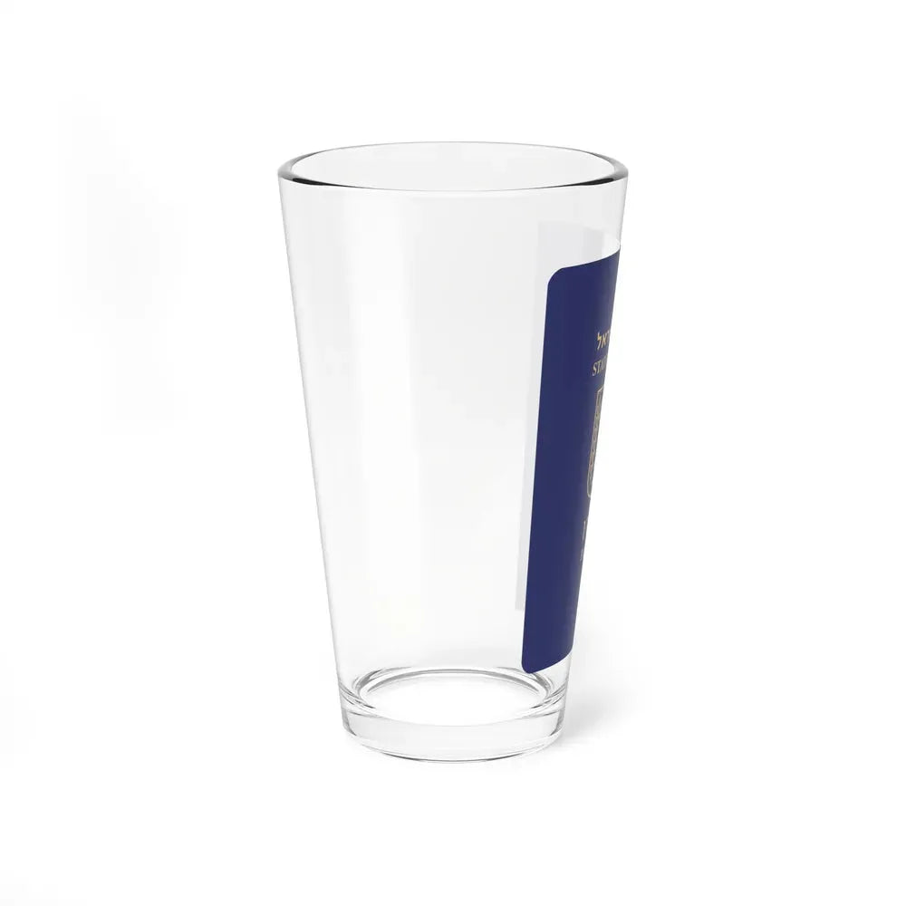 Israeli Passport - Pint Glass 16oz - Go Mug Yourself