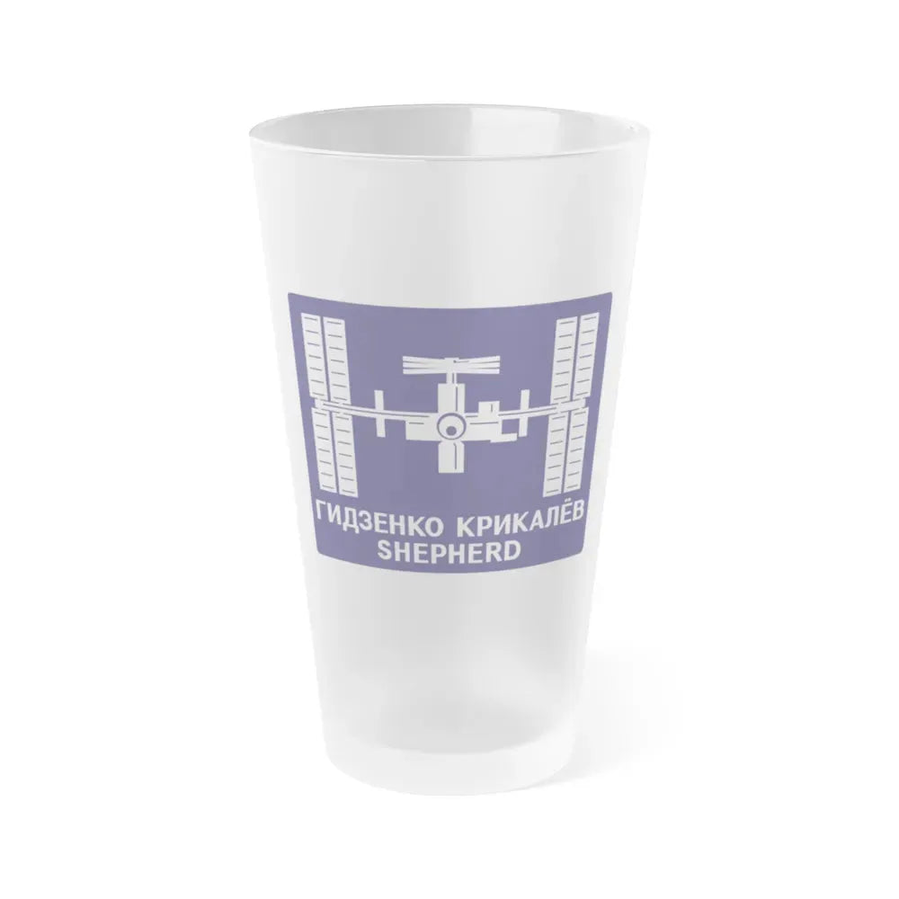 ISS Expedition 1 (NASA) Frosted Pint Glass 16oz Default Title - Go Mug Yourself